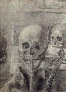 James Ensor Skeleton Musicians oil on canvas